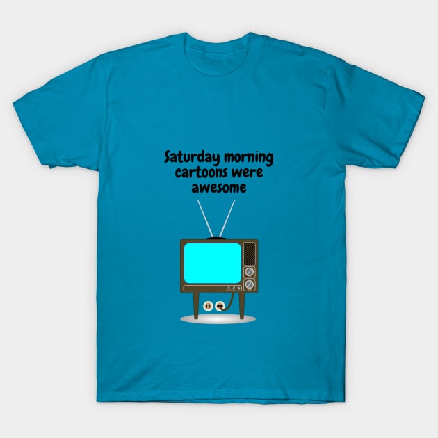 Saturday Morning Cartoons T-Shirt by Said with wit